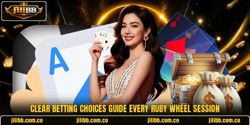 Clear betting choices guide every ruby wheel session