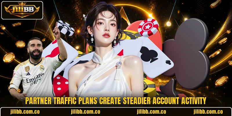 Partner traffic plans create steadier account activity Partner traffic plans create steadier account activity
