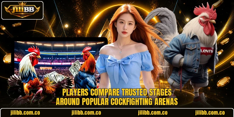 Players compare trusted stages around Popular cockfighting arenas