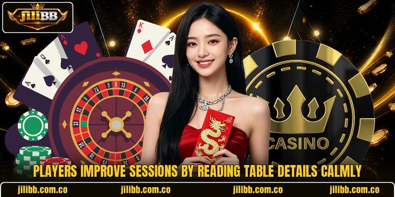 Players improve sessions by reading table details calmly